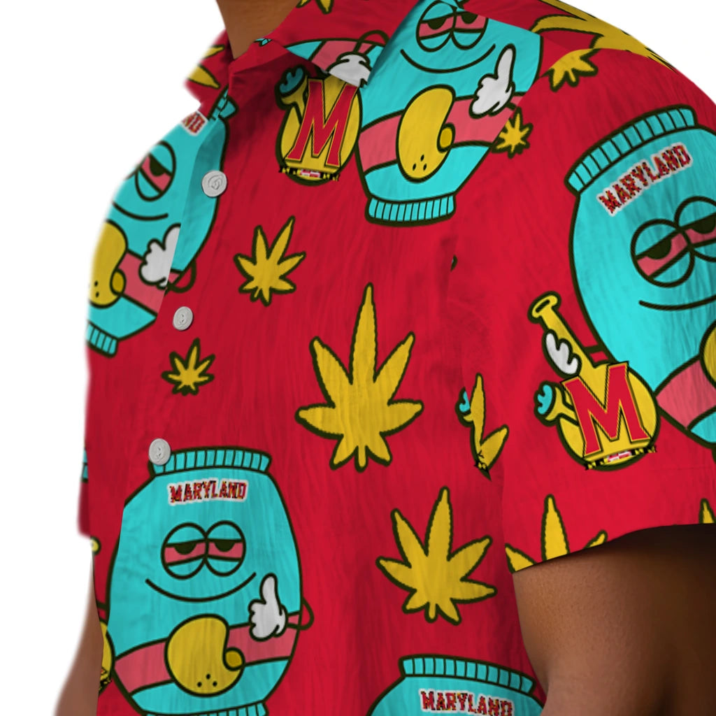 Maryland Terrapins Hawaiian Shirt - Chill Vibe | Hula Hawaiian Shirts