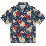 Maryland Terrapins Hawaiian Shirt - Flamingo Hibiscus | Hula Hawaiian Shirts