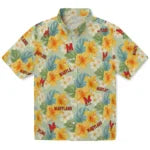 Maryland Terrapins Hawaiian Shirt - Hibiscus Mood | Hula Hawaiian Shirts