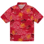 Maryland Terrapins Hawaiian Shirt - Wave Palm | Hula Hawaiian Shirts