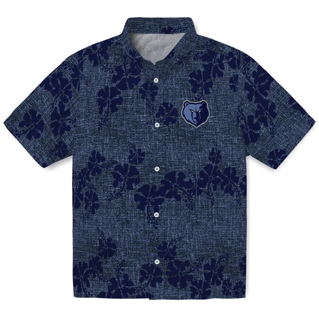Memphis Grizzlies Hawaiian Shirt - 50th State Flower | Hula Hawaiian Shirts