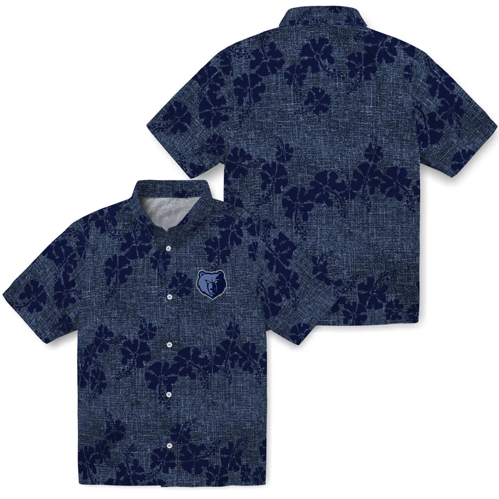Memphis Grizzlies Hawaiian Shirt - 50th State Flower | Hula Hawaiian Shirts