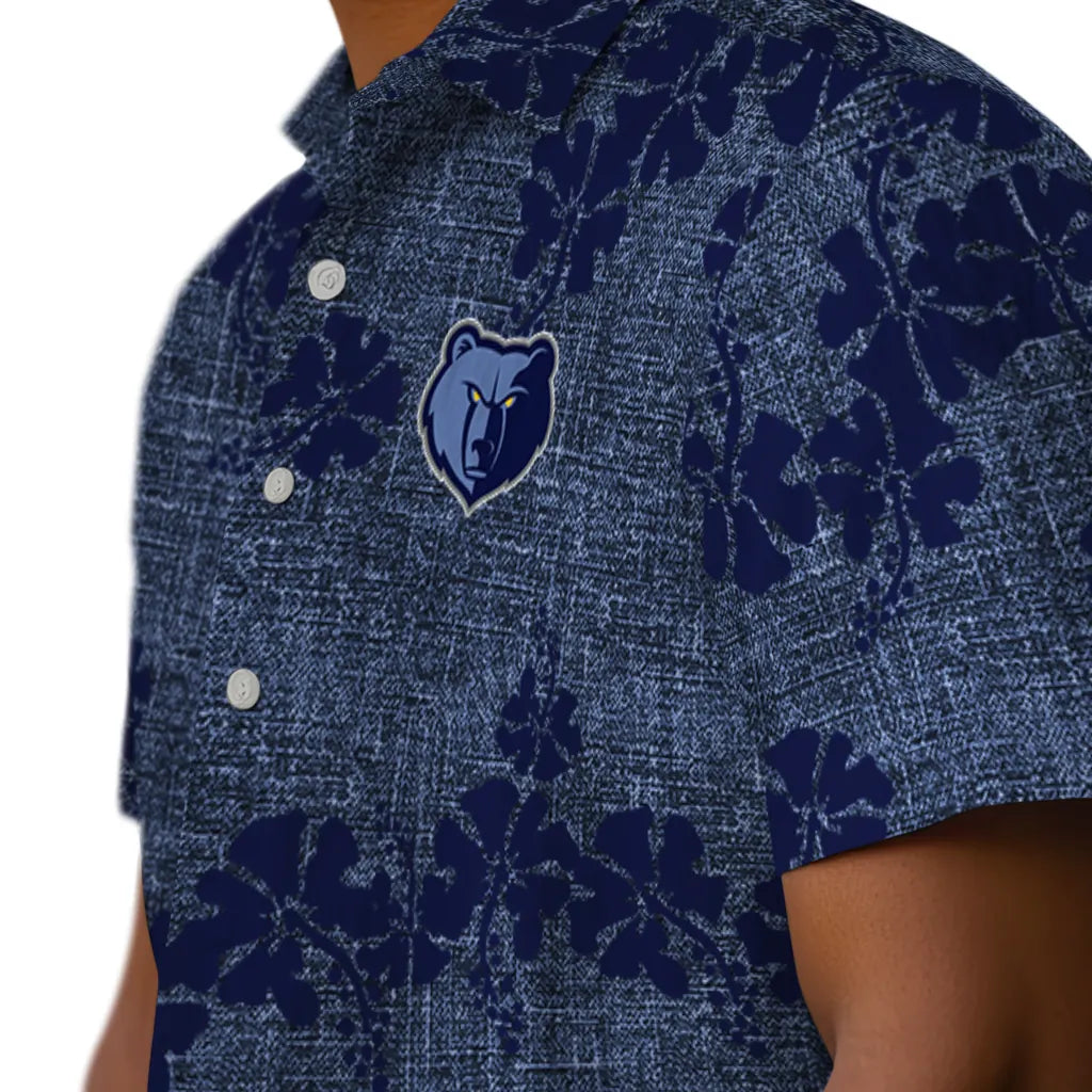 Memphis Grizzlies Hawaiian Shirt - 50th State Flower | Hula Hawaiian Shirts