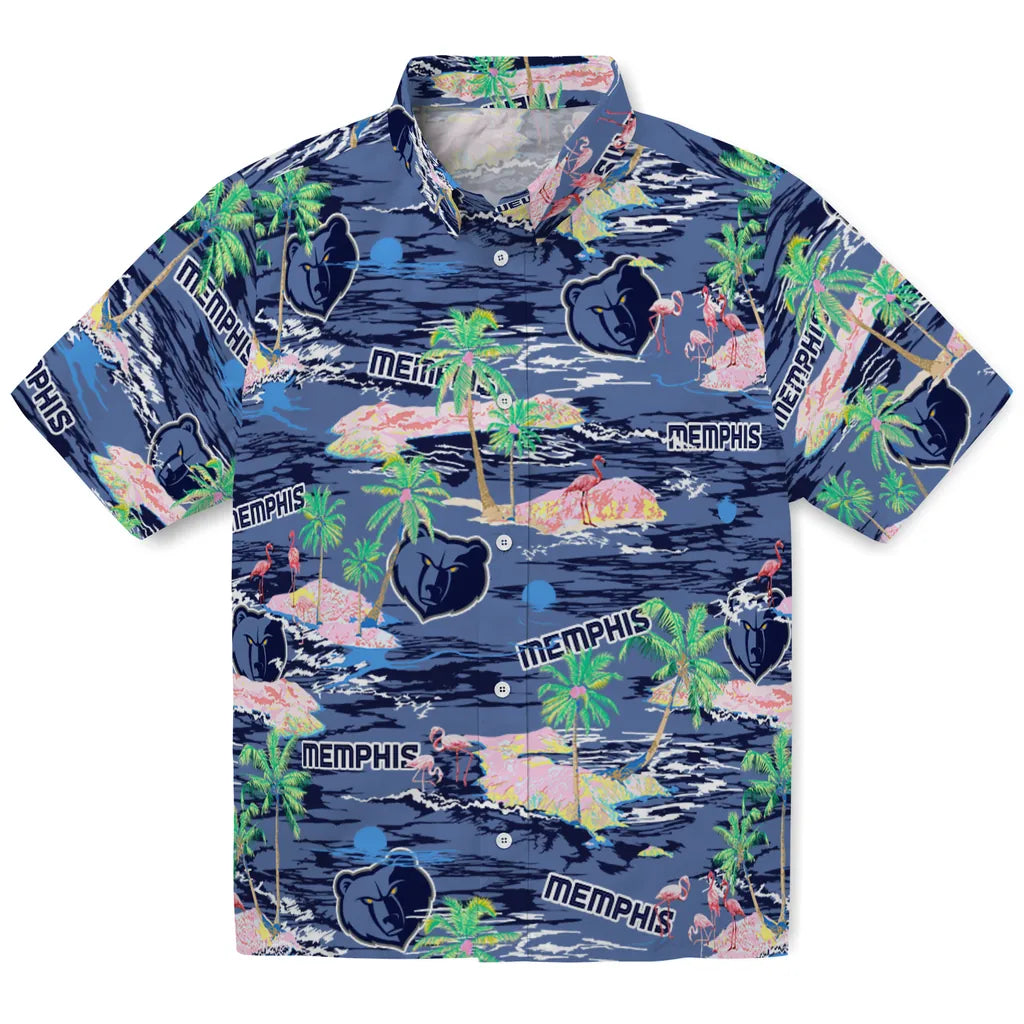 Memphis Grizzlies Hawaiian Shirt - Hawaii Island | Hula Hawaiian Shirts