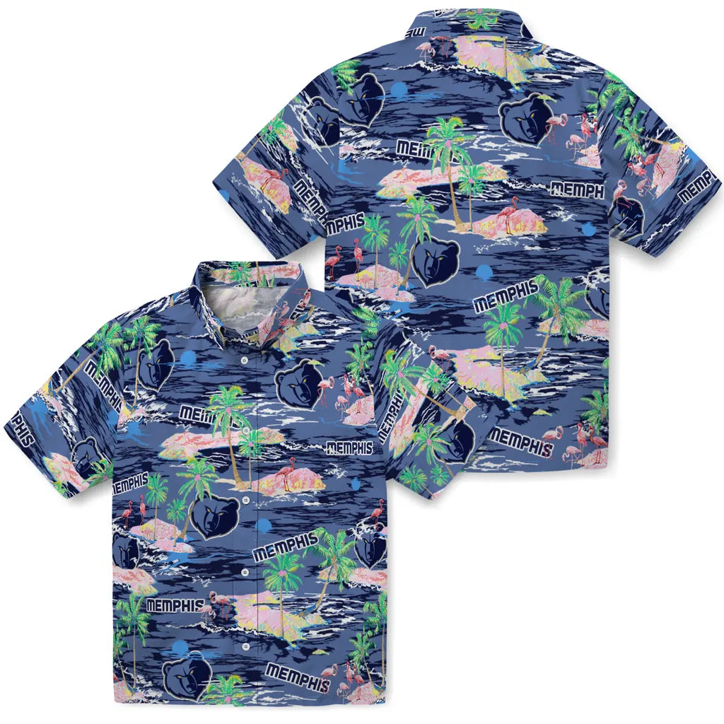 Memphis Grizzlies Hawaiian Shirt - Hawaii Island | Hula Hawaiian Shirts