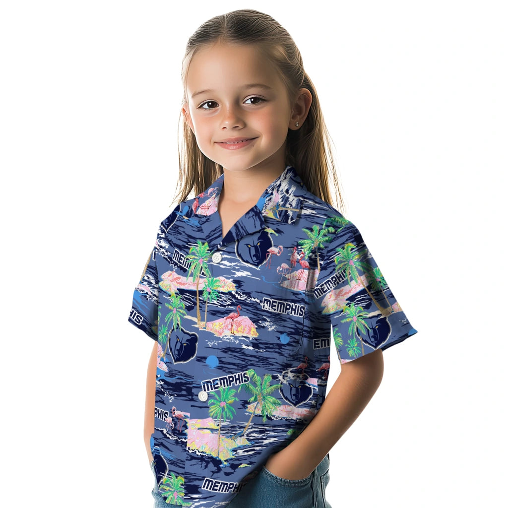 Memphis Grizzlies Hawaiian Shirt - Hawaii Island | Hula Hawaiian Shirts