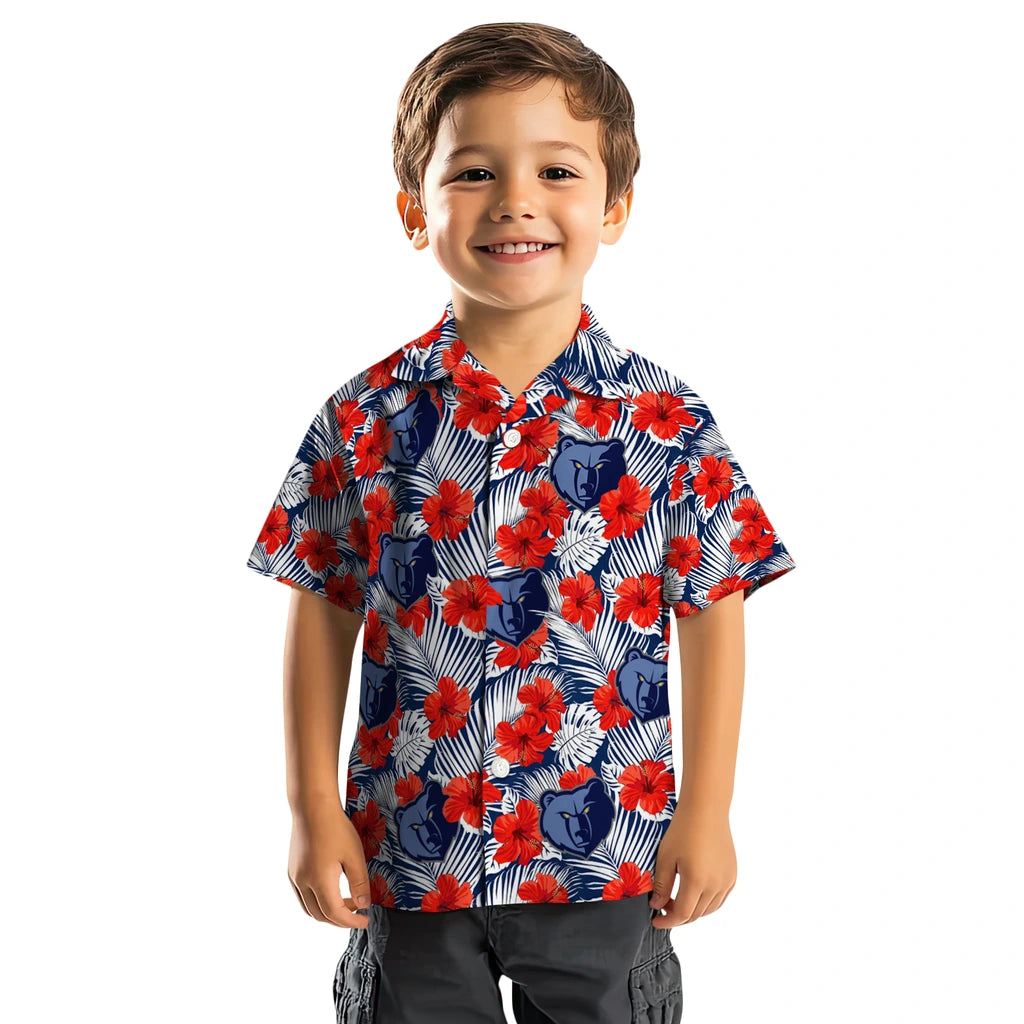 Memphis Grizzlies Hawaiian Shirt - Hibiscus Fiesta | Hula Hawaiian Shirts