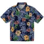 Memphis Grizzlies Hawaiian Shirt - Hibiscus Tiki Jungle | Hula Hawaiian Shirts