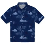 Memphis Grizzlies Hawaiian Shirt - Palm And Clouds | Hula Hawaiian Shirts