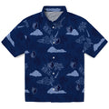 Memphis Grizzlies Hawaiian Shirt - Palm And Clouds | Hula Hawaiian Shirts