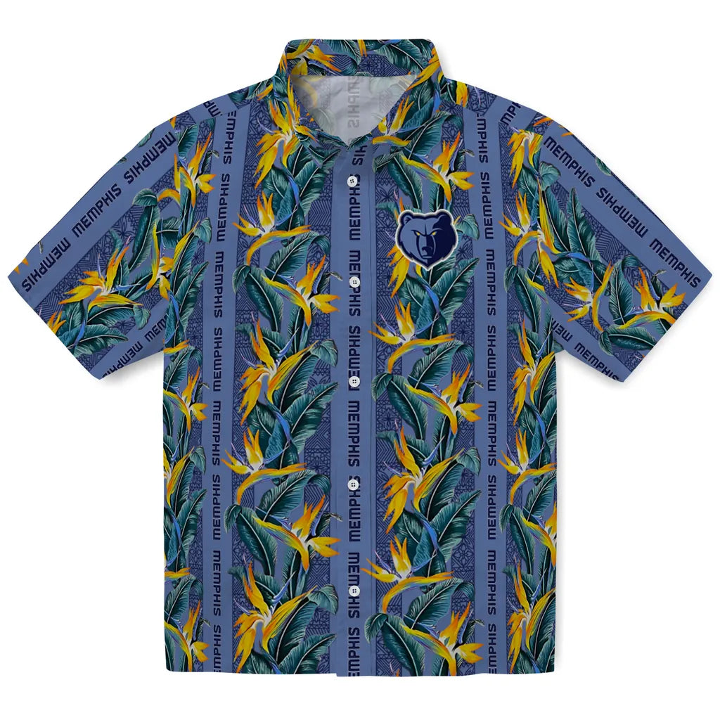 Memphis Grizzlies Hawaiian Shirt - Paradise Vines | Hula Hawaiian Shirts