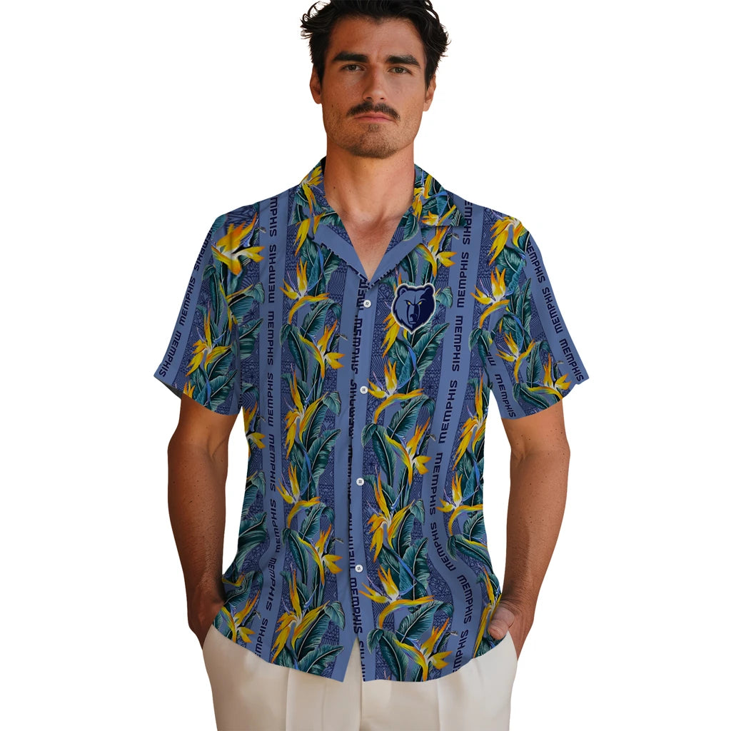 Memphis Grizzlies Hawaiian Shirt - Paradise Vines | Hula Hawaiian Shirts