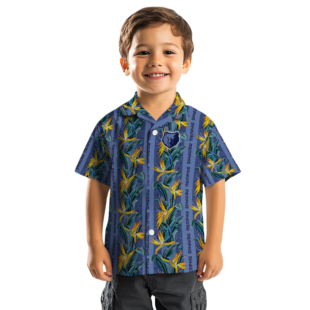 Memphis Grizzlies Hawaiian Shirt - Paradise Vines | Hula Hawaiian Shirts