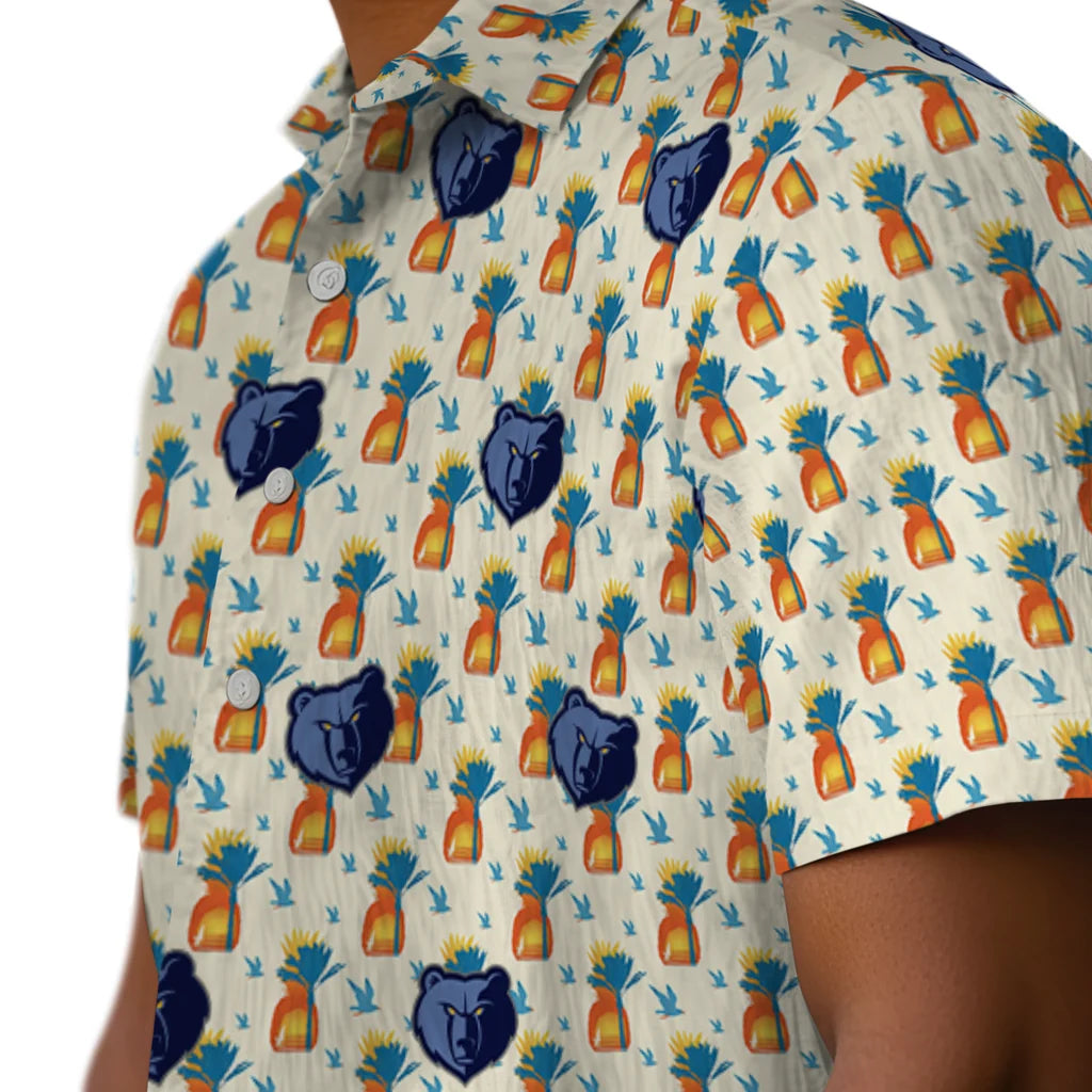 Memphis Grizzlies Hawaiian Shirt - Pineapple Delight | Hula Hawaiian Shirts