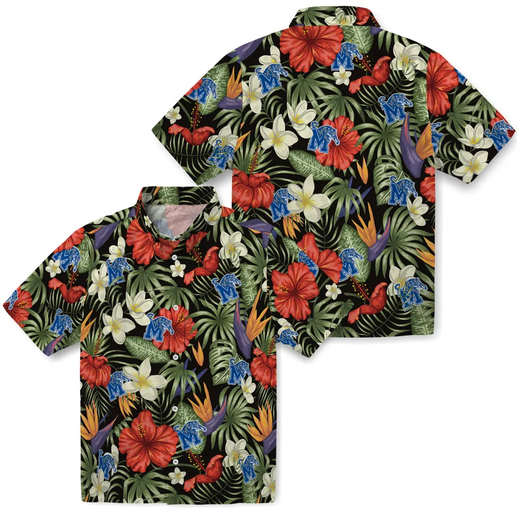 Memphis Tigers Hawaiian Shirt - Hawaii Floral Hibiscus | Hula Hawaiian Shirts