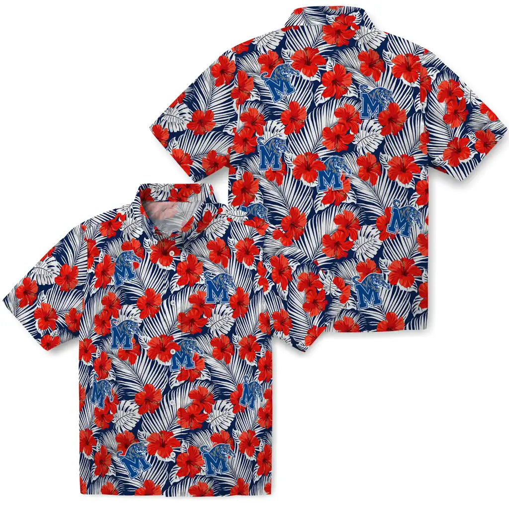 Memphis Tigers Hawaiian Shirt - Hibiscus Fiesta | Hula Hawaiian Shirts