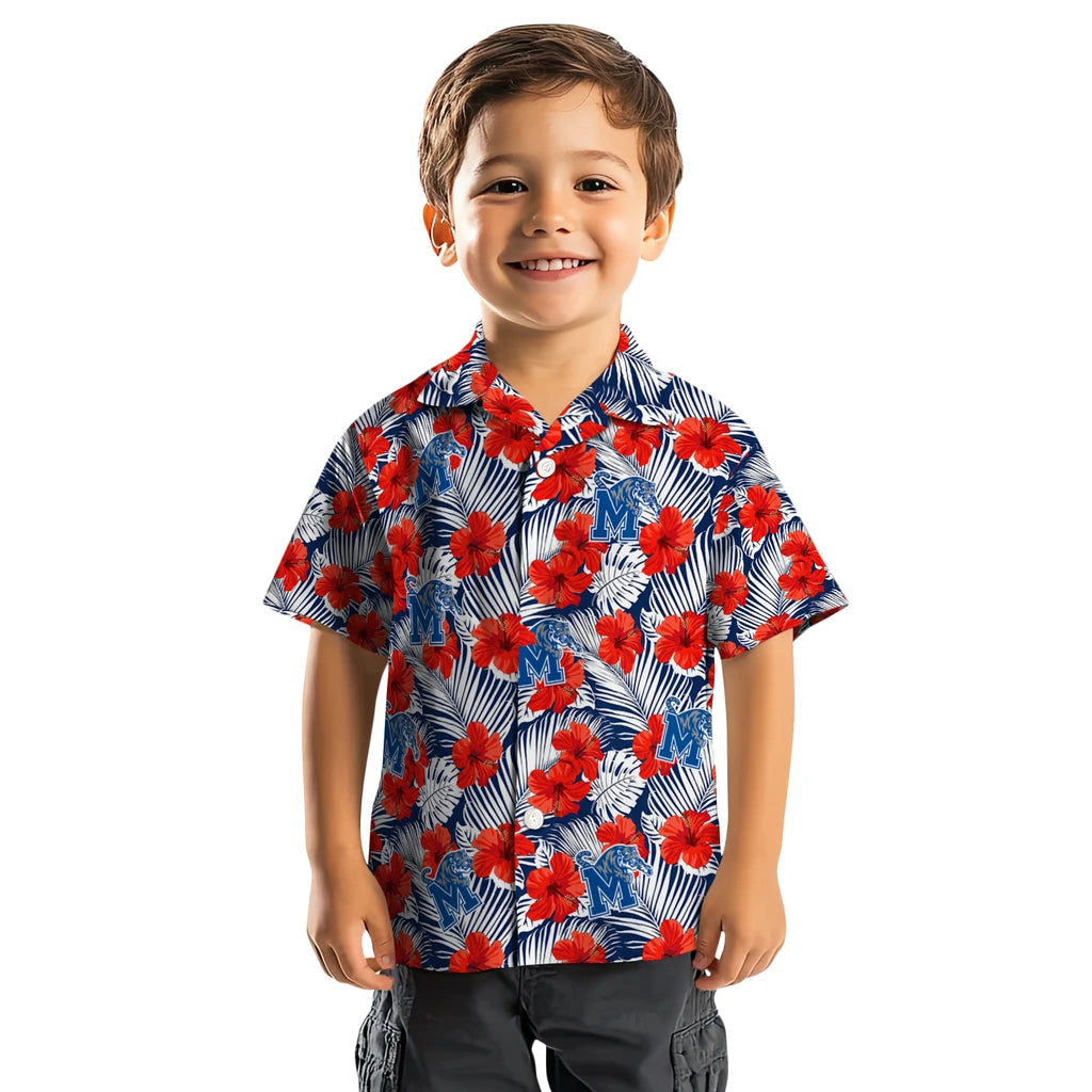 Memphis Tigers Hawaiian Shirt - Hibiscus Fiesta | Hula Hawaiian Shirts