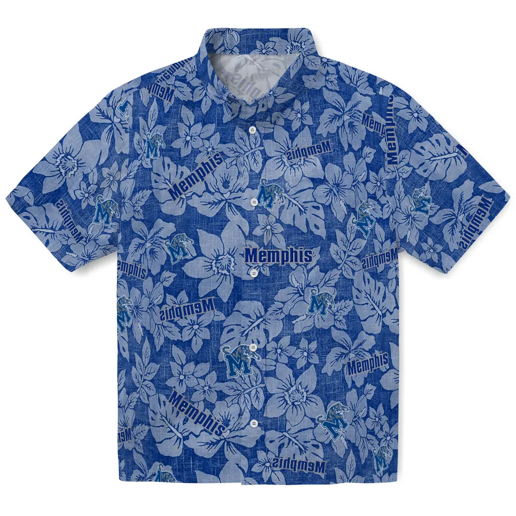 Memphis Tigers Hawaiian Shirt - Hibiscus Oasis | Hula Hawaiian Shirts