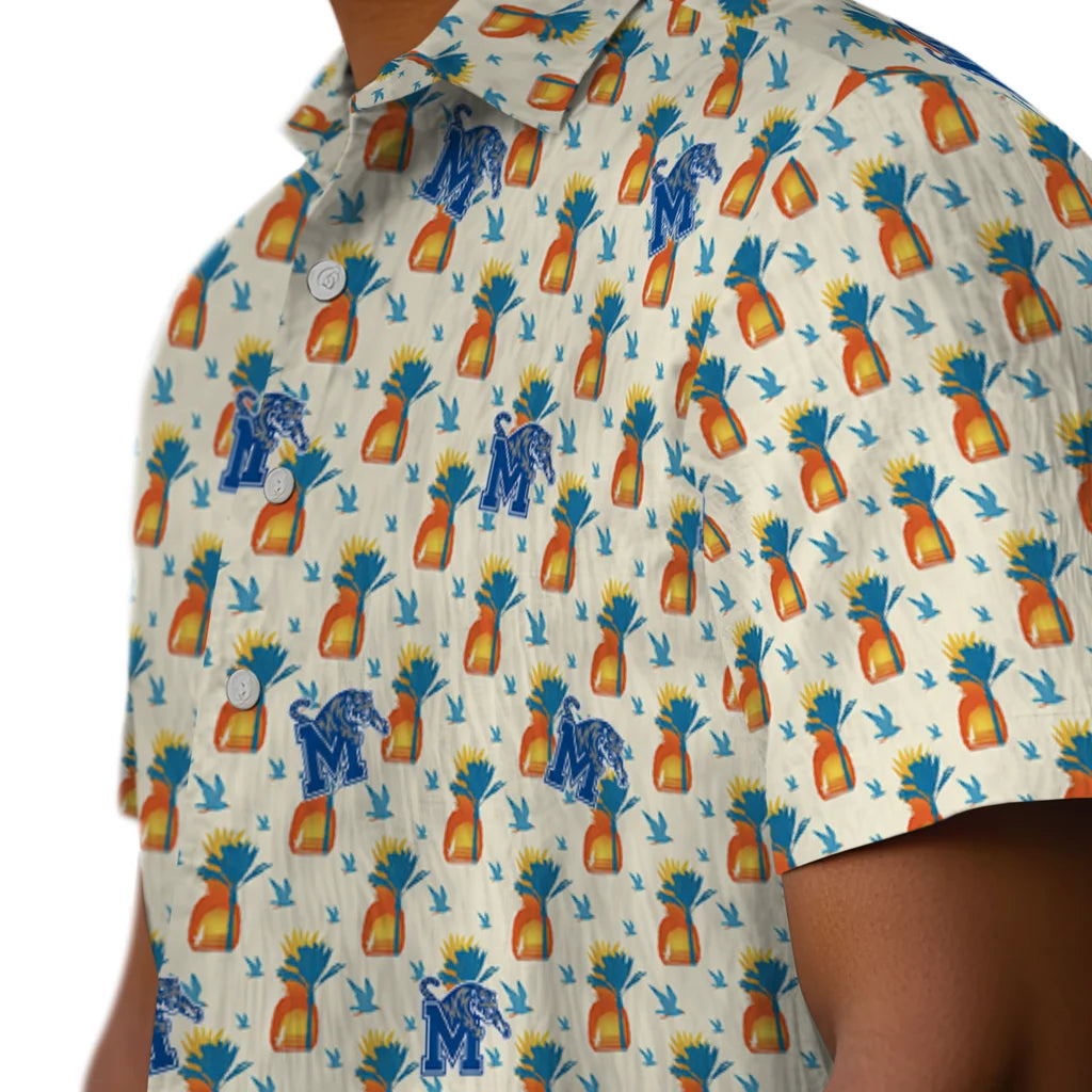 Memphis Tigers Hawaiian Shirt - Pineapple Delight | Hula Hawaiian Shirts