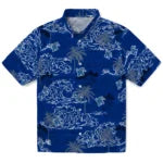 Memphis Tigers Hawaiian Shirt - Wave Palm | Hula Hawaiian Shirts