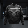 Mercedes-Benz "The Best or Nothing" Heritage 3D Blueprint Crewneck Sweatshirt - LeagueLockerGear