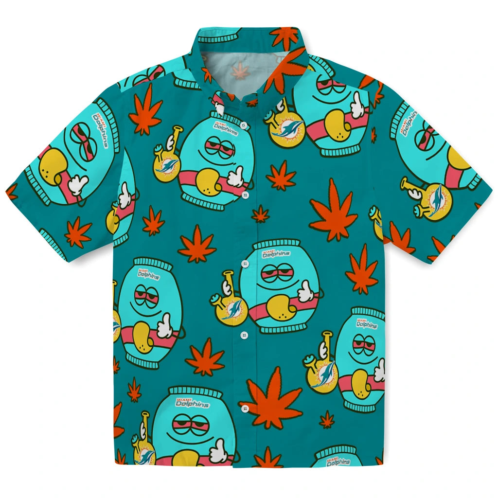 Miami Dolphins Hawaiian Shirt - Chill Vibe | Hula Hawaiian Shirts
