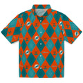 Miami Dolphins Hawaiian Shirt - Golfing Plaid | Hula Hawaiian Shirts