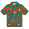 Miami Dolphins Hawaiian Shirt - Monstera Layer | Hula Hawaiian Shirts