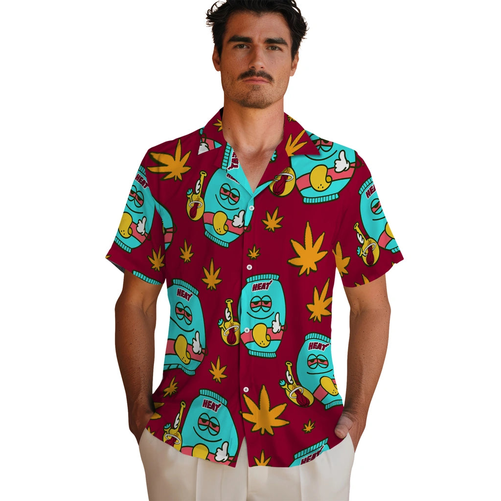 Miami Heat Hawaiian Shirt - Chill Vibe | Hula Hawaiian Shirts