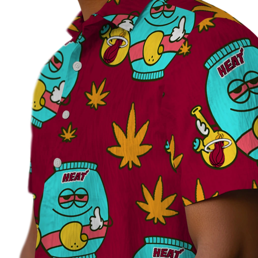Miami Heat Hawaiian Shirt - Chill Vibe | Hula Hawaiian Shirts