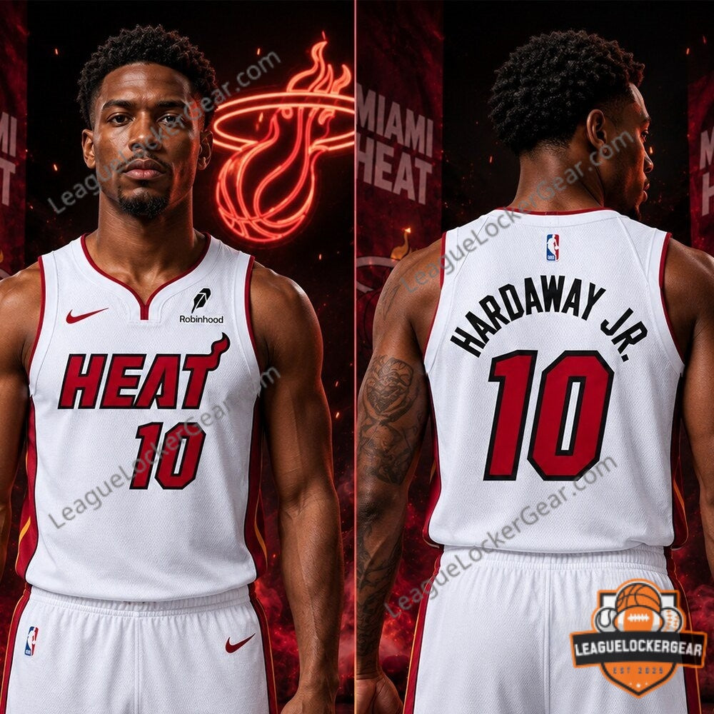 Tim Hardaway Jr Nike Miami HEAT New Jersey 2026 - LeagueLockerGear