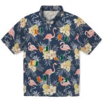 Miami Hurricanes Hawaiian Shirt - Flamingo Hibiscus | Hula Hawaiian Shirts