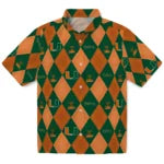 Miami Hurricanes Hawaiian Shirt - Golfing Plaid | Hula Hawaiian Shirts
