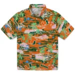 Miami Hurricanes Hawaiian Shirt - Hawaii Island | Hula Hawaiian Shirts