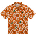 Miami Hurricanes Hawaiian Shirt - Hibiscus Cluster | Hula Hawaiian Shirts
