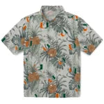 Miami Hurricanes Hawaiian Shirt - Hibiscus Designs | Hula Hawaiian Shirts