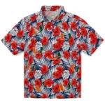 Miami Hurricanes Hawaiian Shirt - Hibiscus Fiesta | Hula Hawaiian Shirts