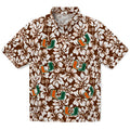 Miami Hurricanes Hawaiian Shirt - Hibiscus Motif | Hula Hawaiian Shirts