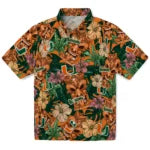 Miami Hurricanes Hawaiian Shirt - Hibiscus Tiki Jungle | Hula Hawaiian Shirts