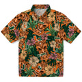 Miami Hurricanes Hawaiian Shirt - Hibiscus Tiki Jungle | Hula Hawaiian Shirts