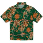 Miami Hurricanes Hawaiian Shirt - Palm Sunset | Hula Hawaiian Shirts