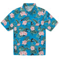 Miami Marlins Hawaiian Shirt - Flamingo and Hibiscus | Hula Hawaiian Shirts