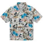 Miami Marlins Hawaiian Shirt - Hibiscus Seaside | Hula Hawaiian Shirts