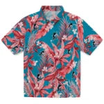 Miami Marlins Hawaiian Shirt - Palm Leaves | Hula Hawaiian Shirts