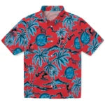 Miami Marlins Hawaiian Shirt - Palm Sunset | Hula Hawaiian Shirts
