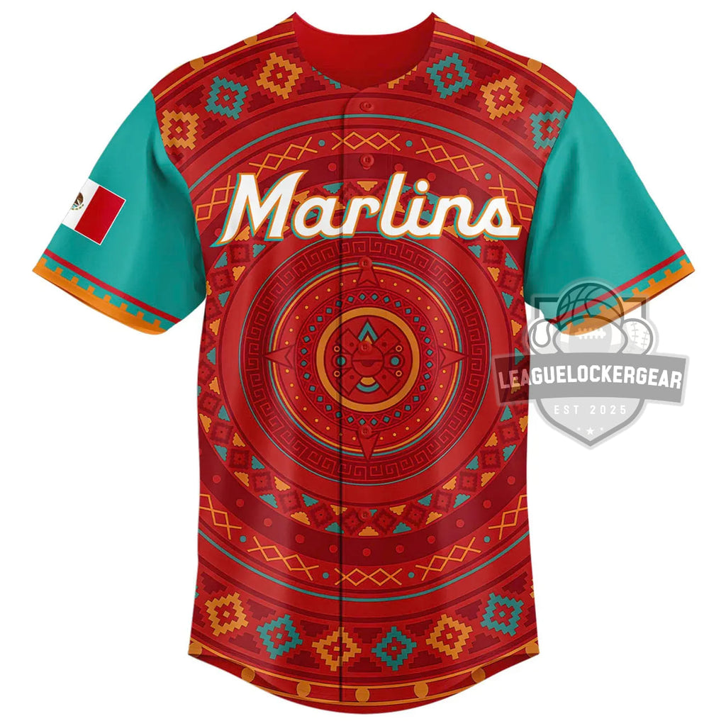 Miami Marlins Mexican Heritage 2026 Baseball Jersey - LeagueLockerGear