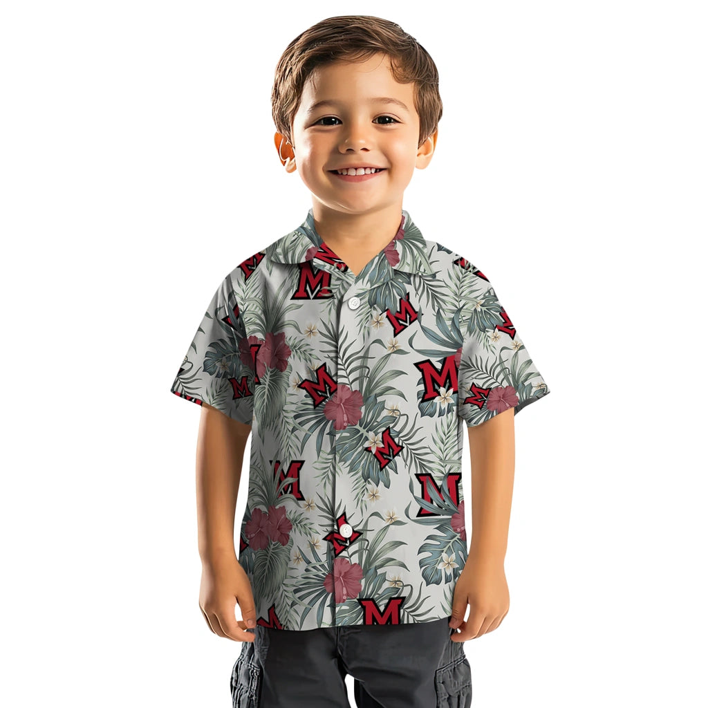 Miami RedHawks Hawaiian Shirt - Hibiscus Designs | Hula Hawaiian Shirts