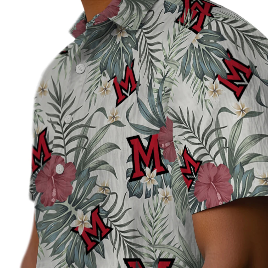 Miami RedHawks Hawaiian Shirt - Hibiscus Designs | Hula Hawaiian Shirts