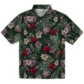 Miami RedHawks Hawaiian Shirt - Hibiscus Leaves Pattern | Hula Hawaiian Shirts