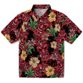 Miami RedHawks Hawaiian Shirt - Hibiscus Tiki Jungle | Hula Hawaiian Shirts